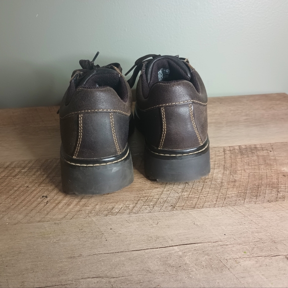 Skechers Womens Y2K Chunky Oxford Sneakers 7.5 Brown Leather Suede Grunge - Picture 12 of 16